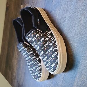 Vans pride love wins slip on shoe